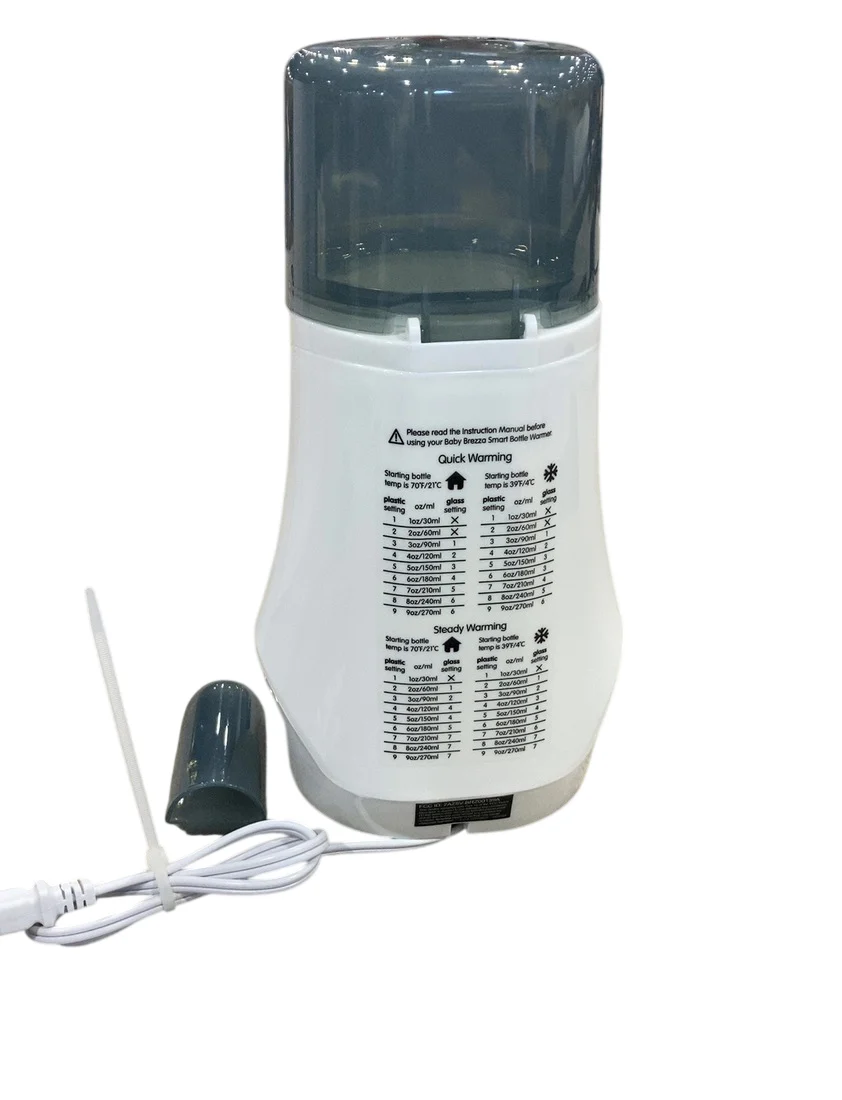 Baby Brezza Safe + Smart Bottle Warmer, White on White - Image 3