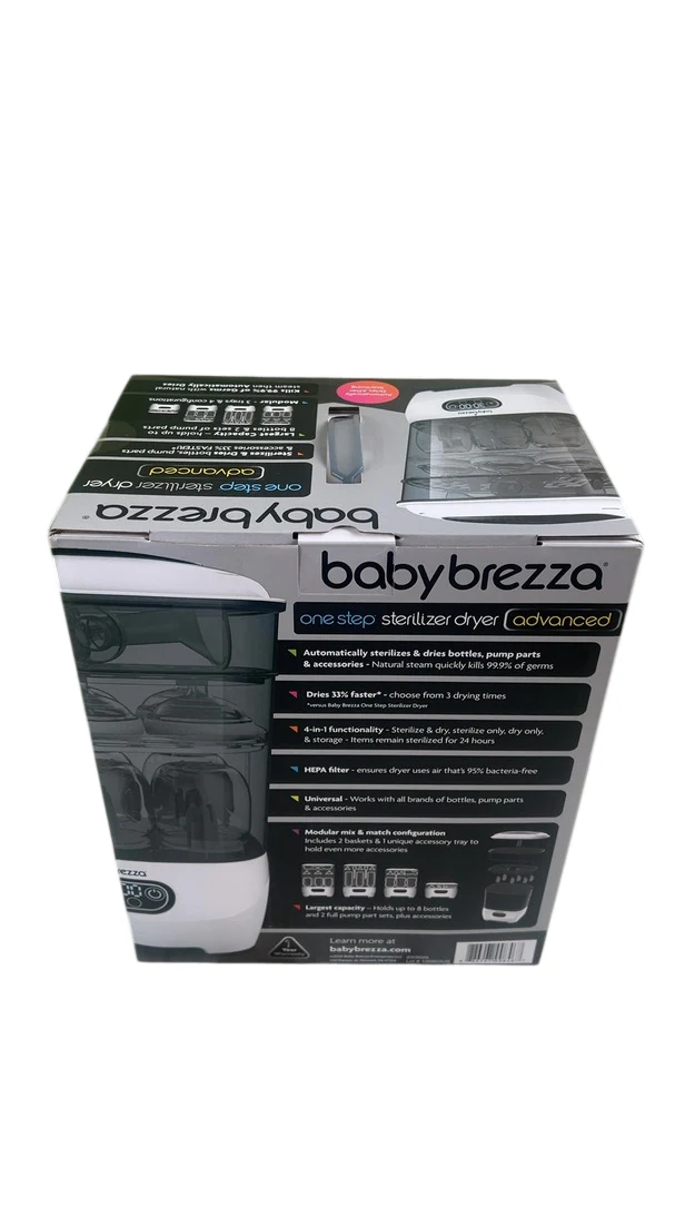 Baby Brezza Sterilizer And Dryer Advanced, White - Image 4