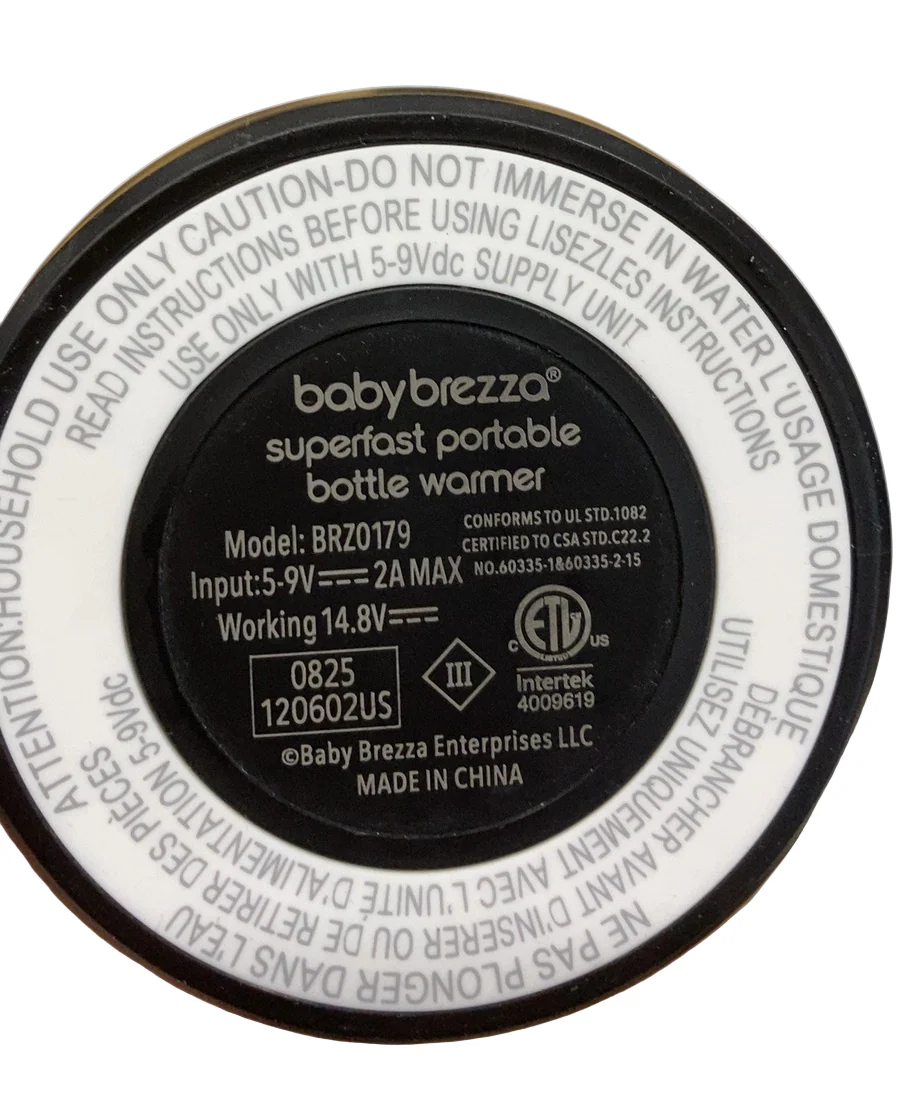 Baby Brezza Super Fast Portable Bottle Warmer, Black - Image 5