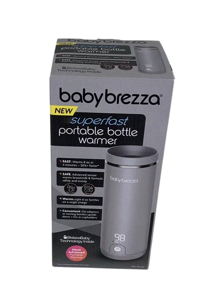 Baby Brezza Super Fast Portable Bottle Warmer, Gray - Image 4