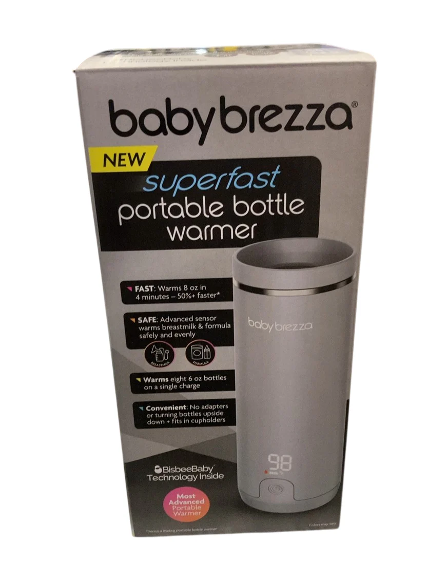 Baby Brezza Super Fast Portable Bottle Warmer, Gray - Image 5