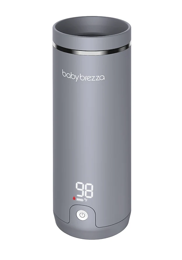 Baby Brezza Super Fast Portable Bottle Warmer, Gray