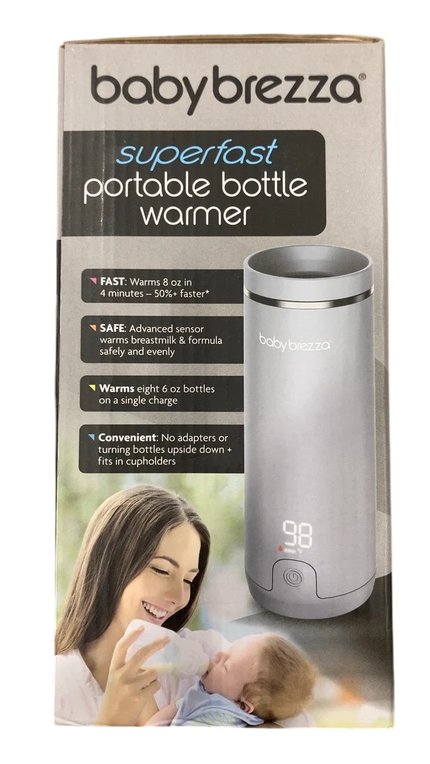 Baby Brezza Super Fast Portable Bottle Warmer, Gray - Image 5