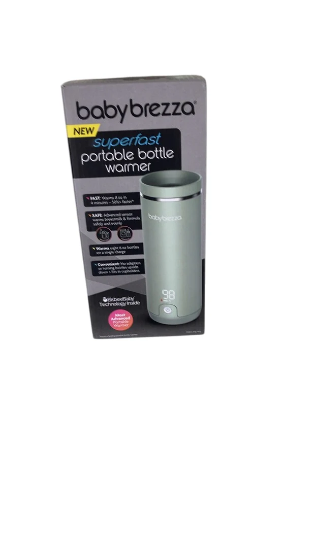 Baby Brezza Super Fast Portable Bottle Warmer, Green - Image 2