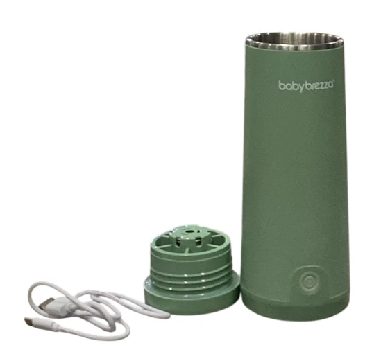Baby Brezza Super Fast Portable Bottle Warmer, Green - Image 2