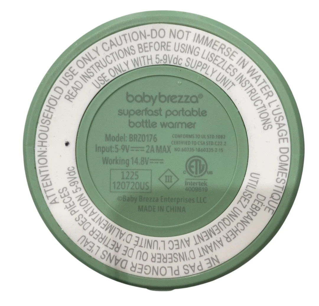 Baby Brezza Super Fast Portable Bottle Warmer, Green - Image 3