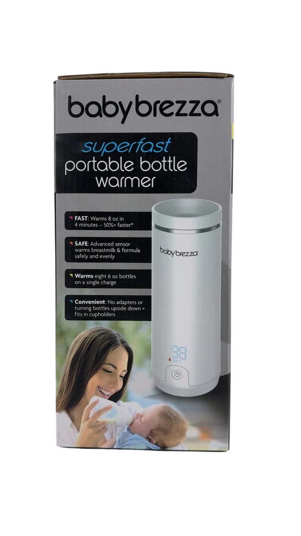 Baby Brezza Super Fast Portable Bottle Warmer, White - Image 2