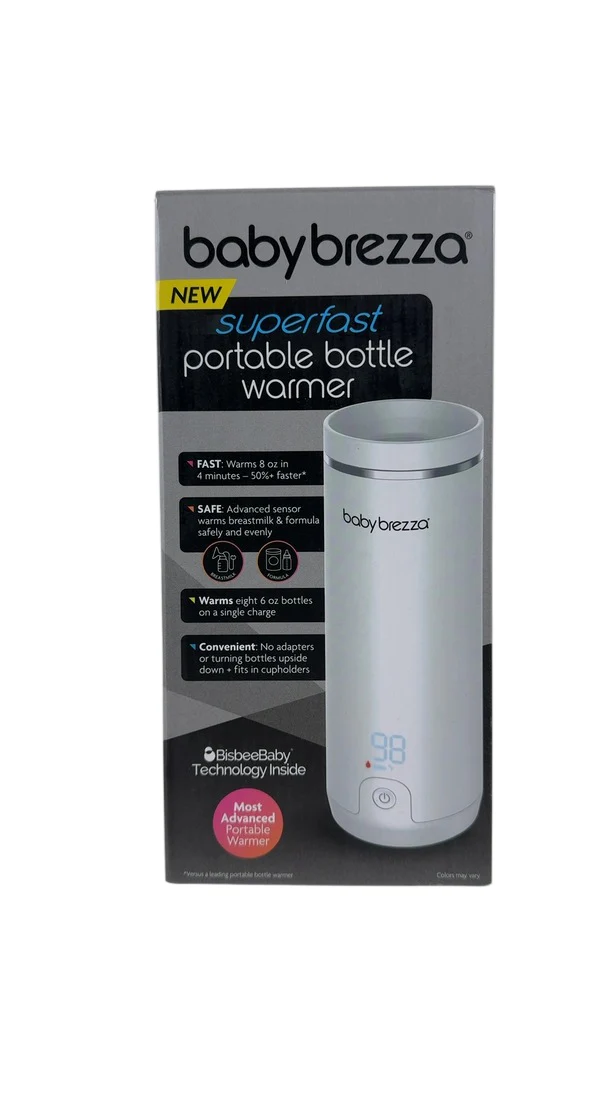 Baby Brezza Super Fast Portable Bottle Warmer, White - Image 2