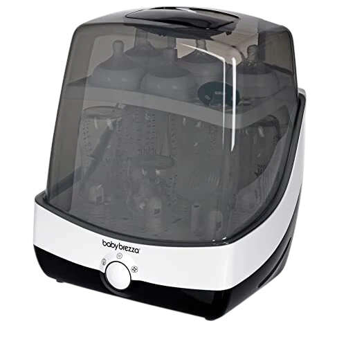 Baby Brezza Superfast Sterilizer Dryer, White on Black