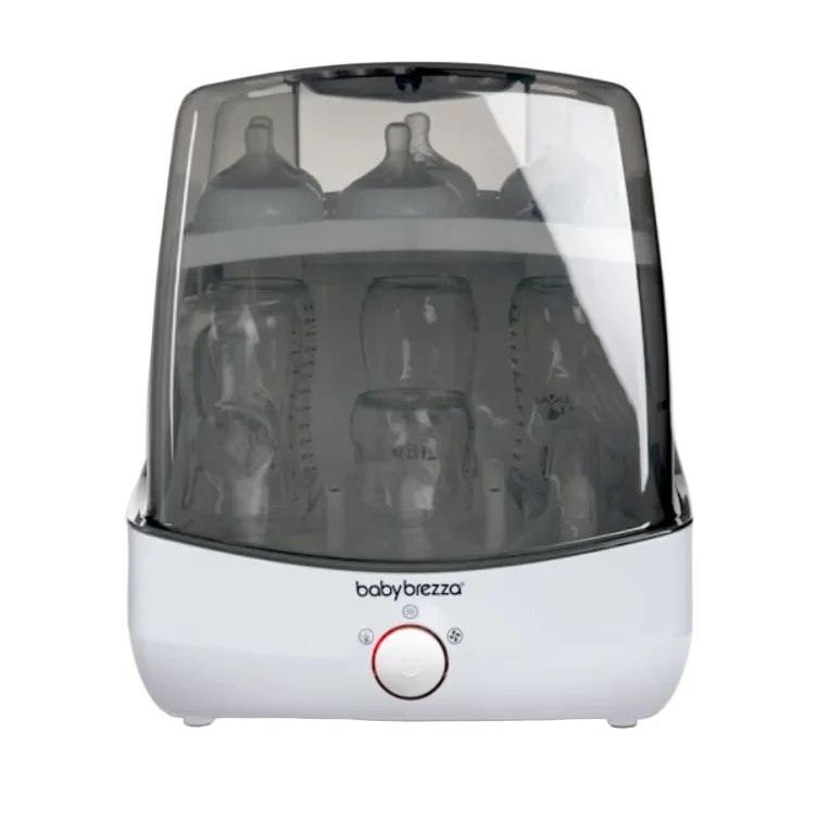Baby Brezza Superfast Sterilizer Dryer, White on White