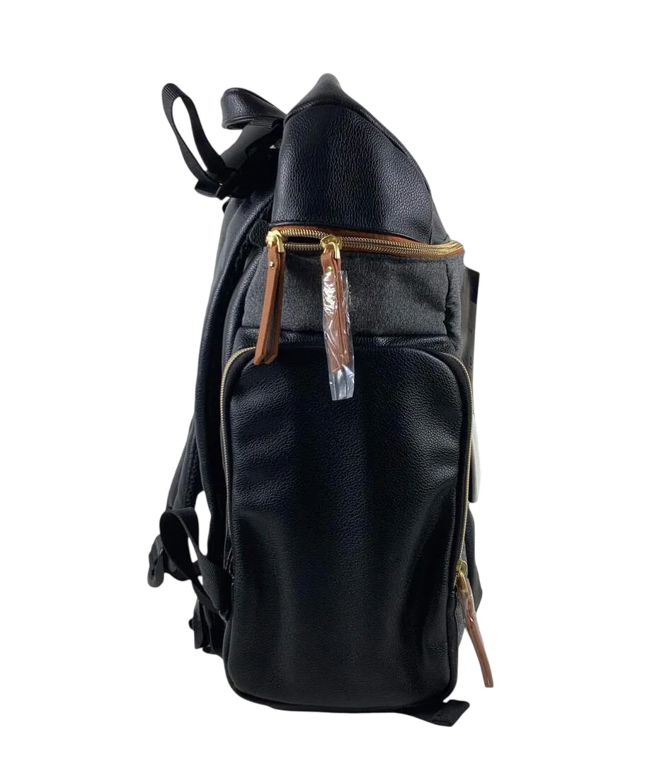 Baby Brezza Valentina Diaper Backpack, Black/Grey - Image 3