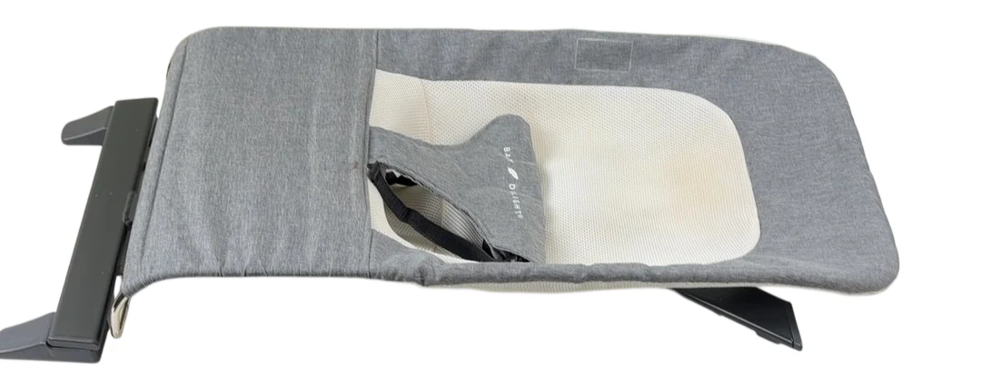 Baby Delight Alpine Deluxe Portable Bouncer, Charcoal Tweed - Image 3