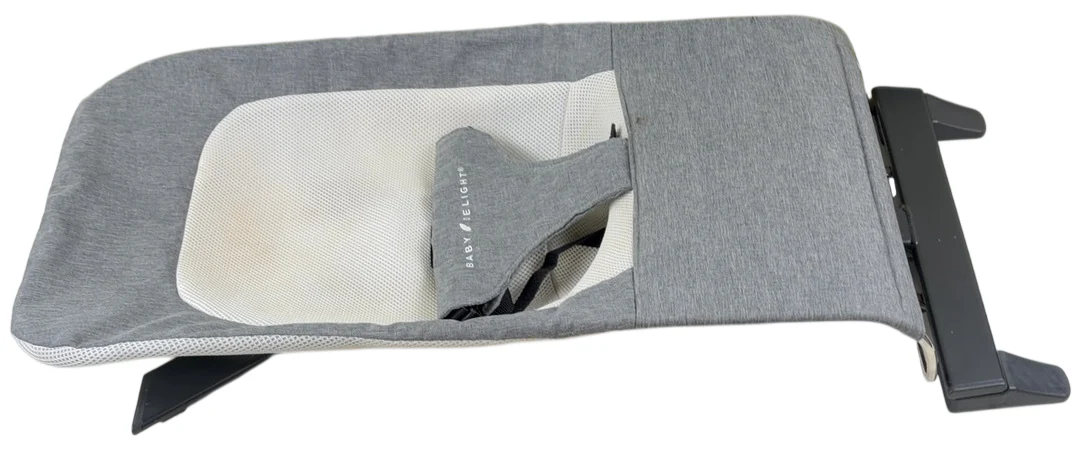 Baby Delight Alpine Deluxe Portable Bouncer, Charcoal Tweed - Image 4