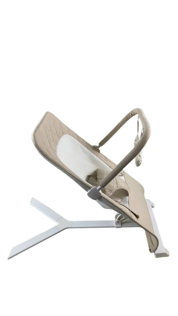Baby Delight Alpine Deluxe Portable Bouncer, Organic Oat - Image 2