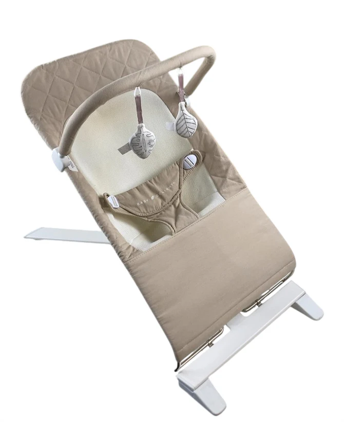 Baby Delight Alpine Deluxe Portable Bouncer, Organic Oat