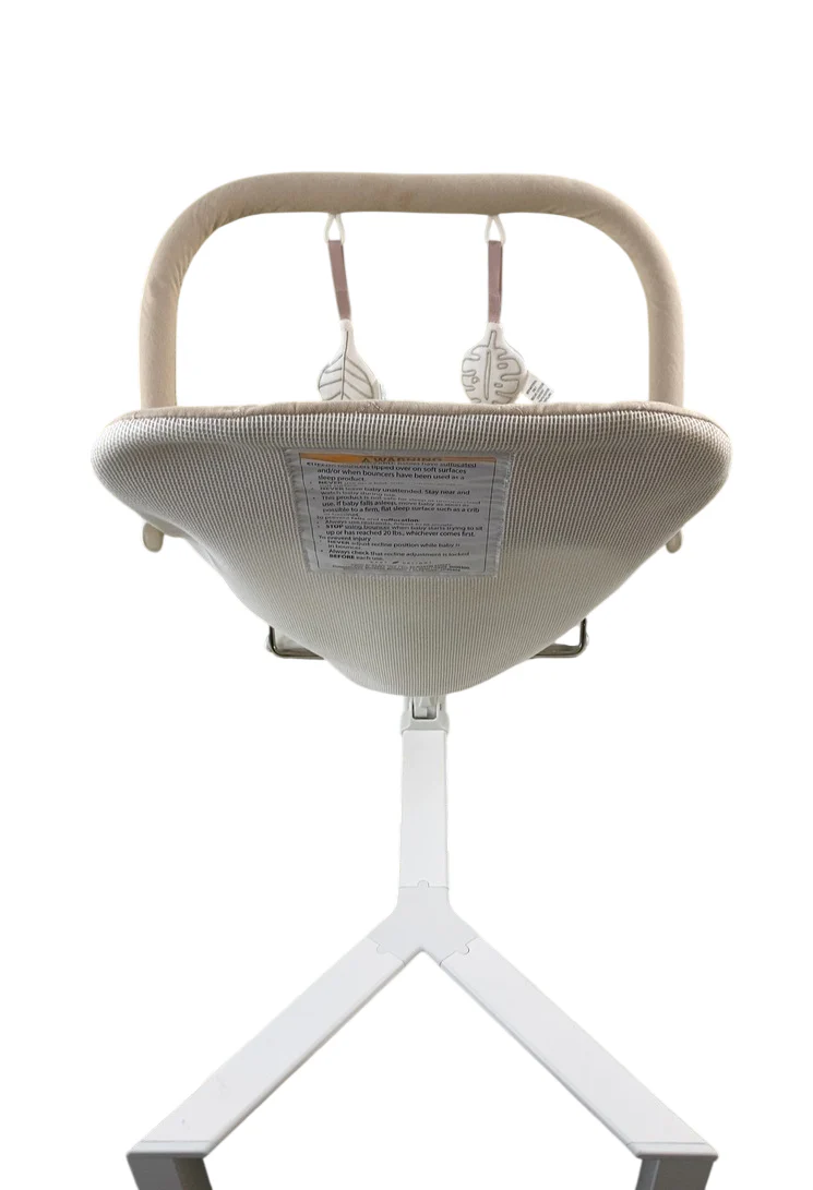 Baby Delight Alpine Deluxe Portable Bouncer, Organic Oat - Image 3