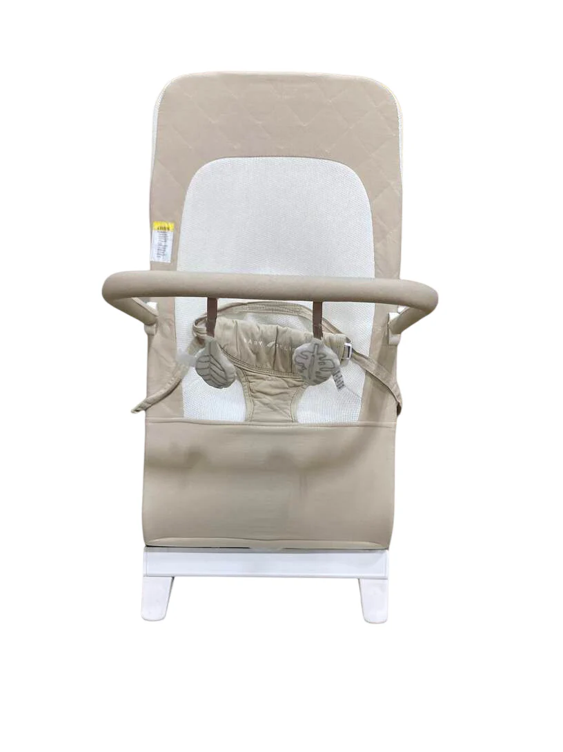 Baby Delight Alpine Deluxe Portable Bouncer, Organic Oat - Image 2
