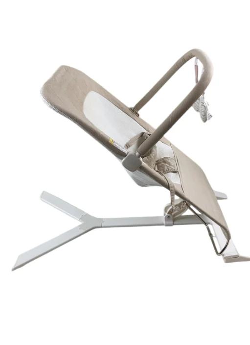 Baby Delight Alpine Deluxe Portable Bouncer, Organic Oat - Image 2
