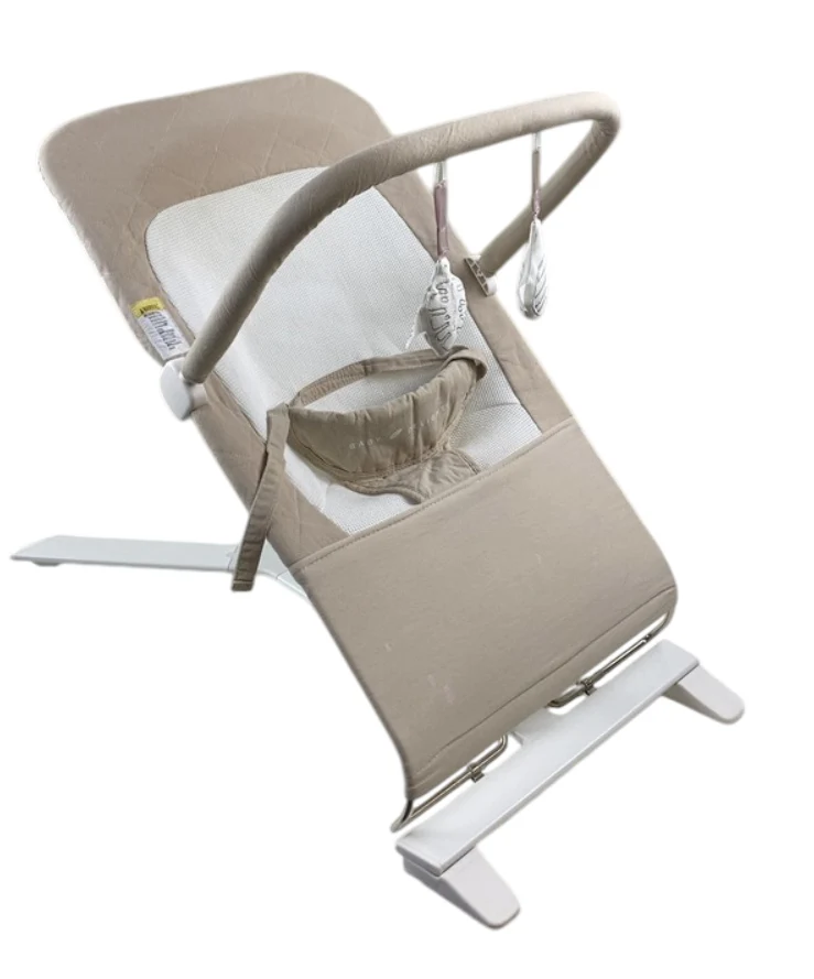 Baby Delight Alpine Deluxe Portable Bouncer, Organic Oat - Image 3