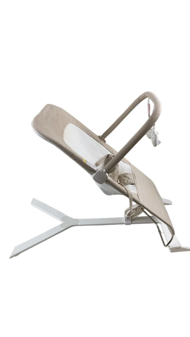 Baby Delight Alpine Deluxe Portable Bouncer, Organic Oat - Image 3