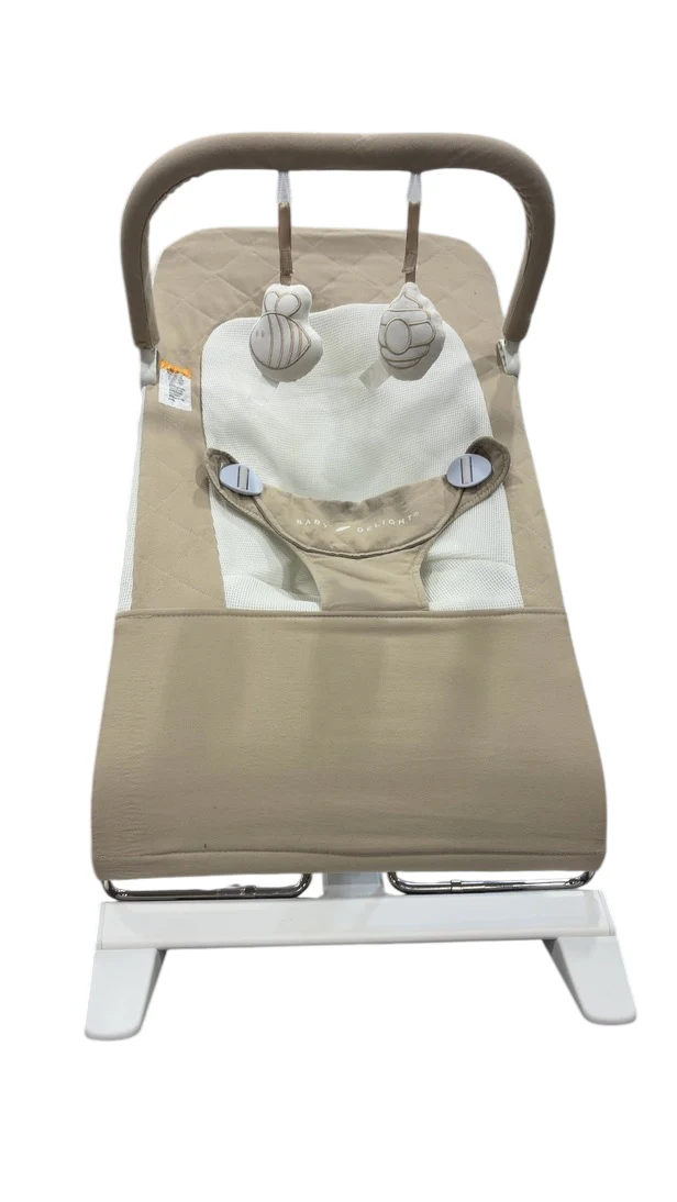 Baby Delight Alpine Deluxe Portable Bouncer, Organic Oat