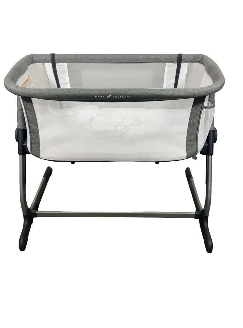 Baby Delight Beside Me Dreamer Bassinet & Bedside Sleeper, Charcoal Tweed - Image 5