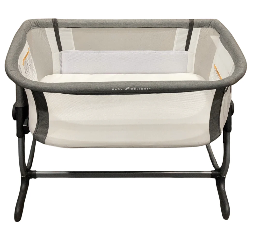 Baby Delight Beside Me Dreamer Bassinet & Bedside Sleeper, Charcoal Tweed - Image 8
