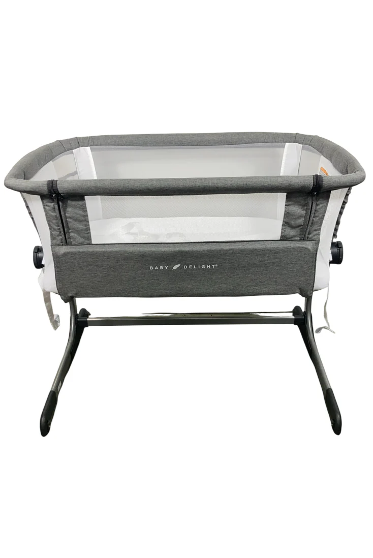 Baby Delight Beside Me Dreamer Bassinet & Bedside Sleeper, Charcoal Tweed