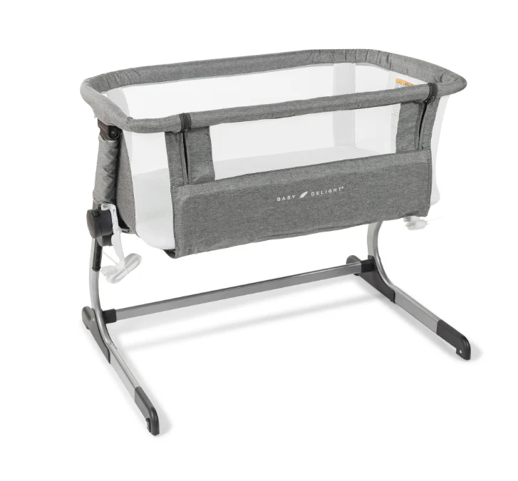 Baby Delight Beside Me Dreamer Bassinet & Bedside Sleeper, Charcoal Tweed