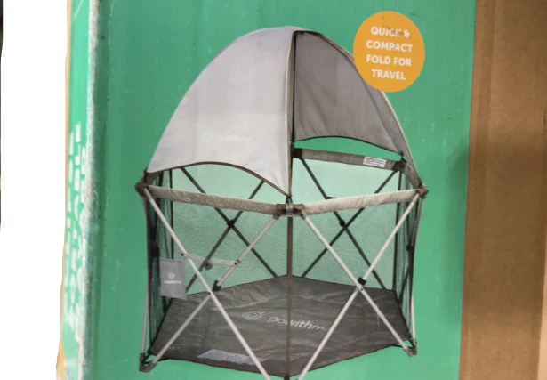 Baby Delight Go With Me Eclipse Portable Playard, Deluxe, Sandstone - Image 3