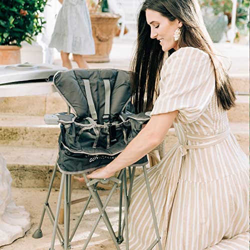 Baby Delight Go With Me Uplift Deluxe Portable High Chair, Grey - Image 3