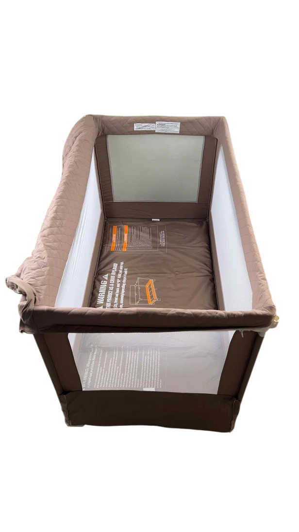 Baby Delight Lunaire Full Size Mesh Crib and Playard, Organic Mocha - Image 3