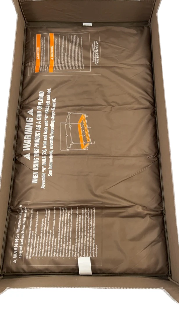 Baby Delight Lunaire Full Size Mesh Crib and Playard, Organic Mocha - Image 4