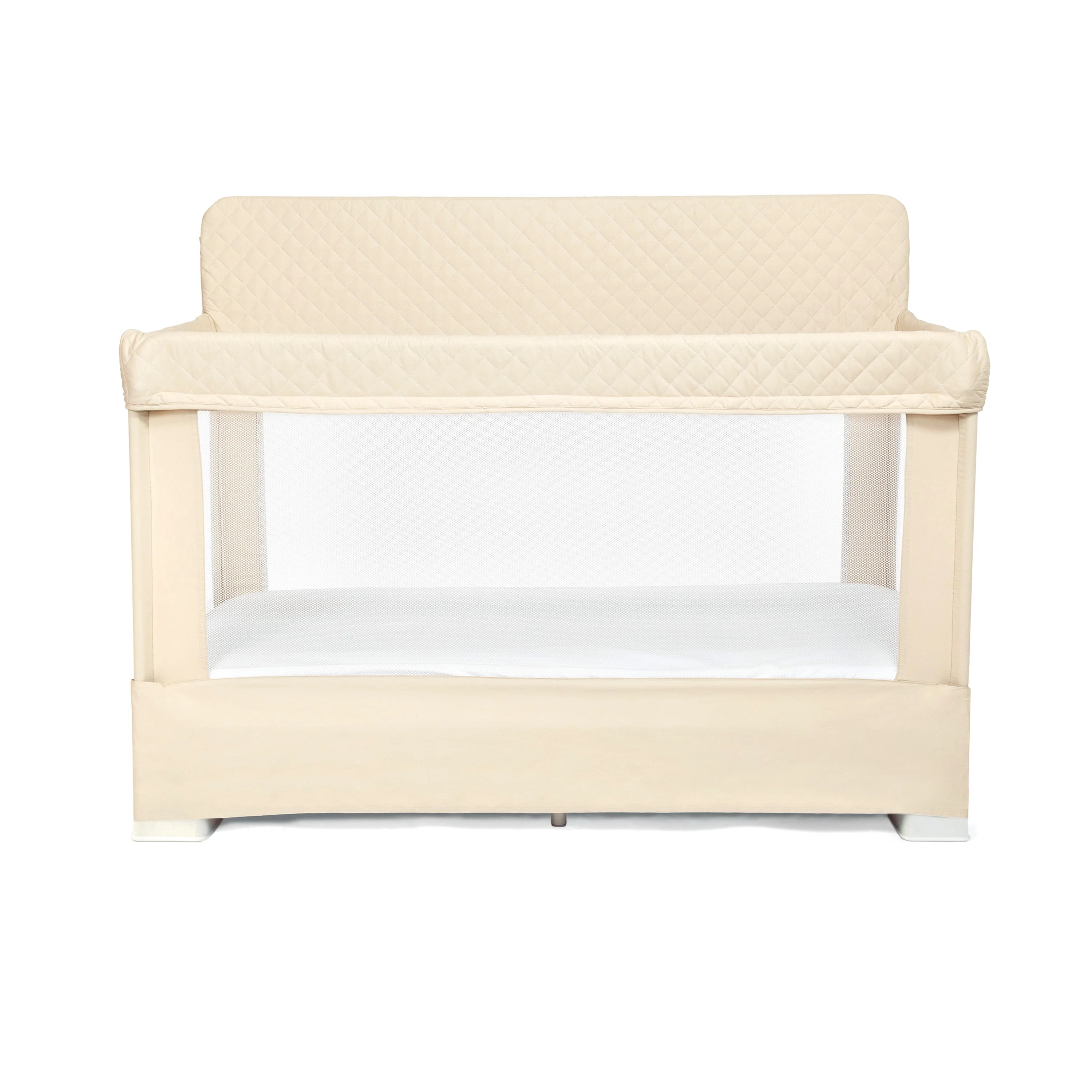Baby Delight Lunaire Full Size Mesh Crib and Playard, Organic Oat