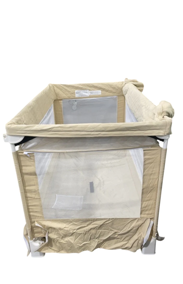 Baby Delight Lunaire Full Size Mesh Crib and Playard, Organic Oat - Image 2