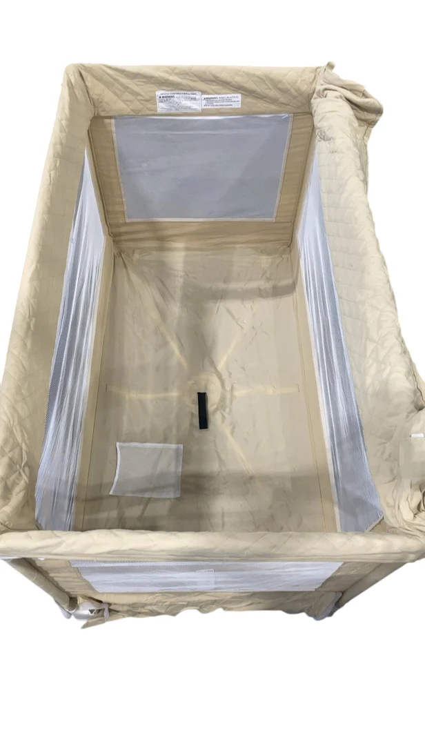 Baby Delight Lunaire Full Size Mesh Crib and Playard, Organic Oat - Image 3