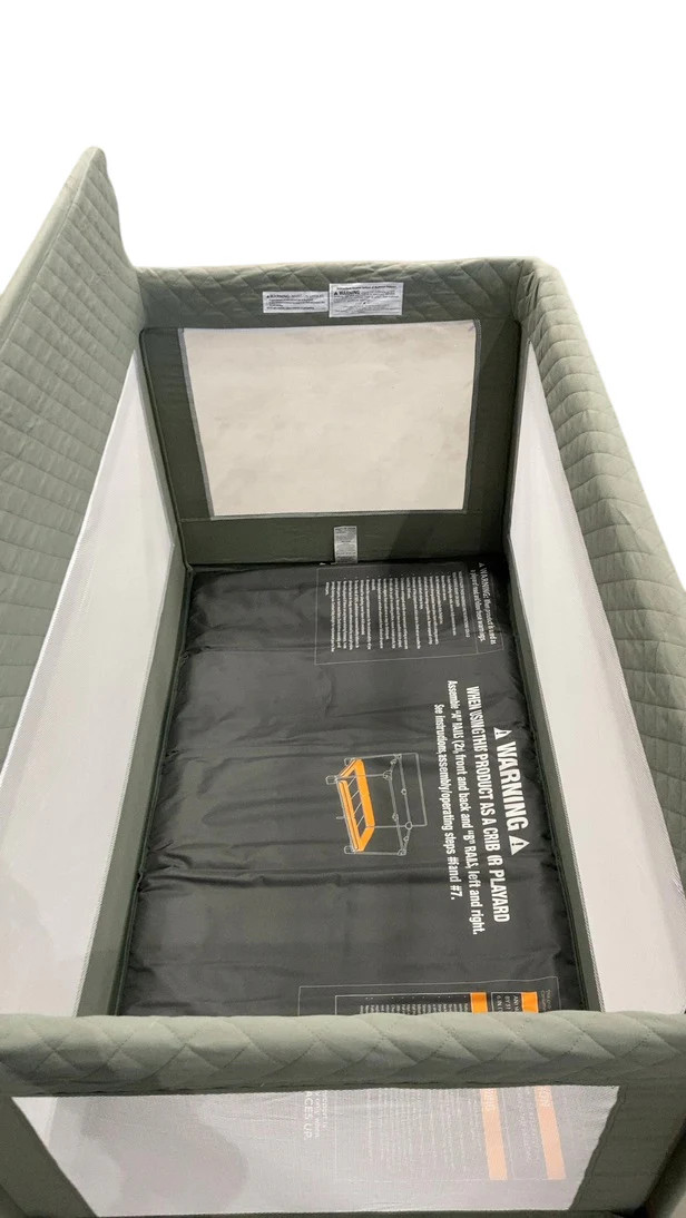 Baby Delight Lunaire Full Size Mesh Crib and Playard, Sage - Image 3
