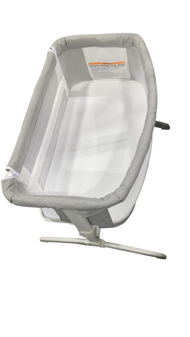 Baby Delight Serenity Bassinet and Bedside Sleeper, Pebble Grey - Image 2