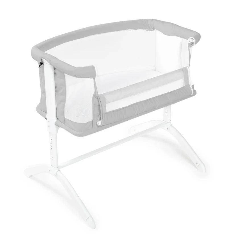 Baby Delight Serenity Bassinet and Bedside Sleeper, Pebble Grey - Image 2