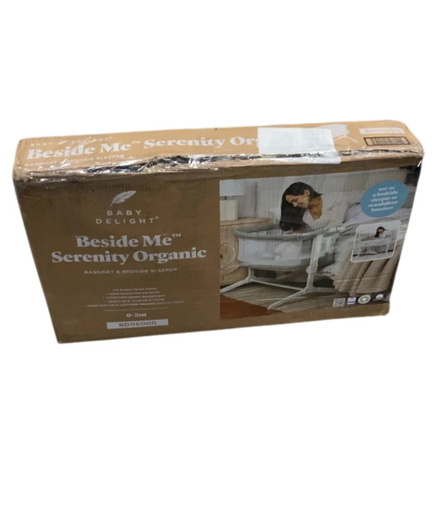 Baby Delight Serenity Bassinet and Bedside Sleeper, Sage - Image 4