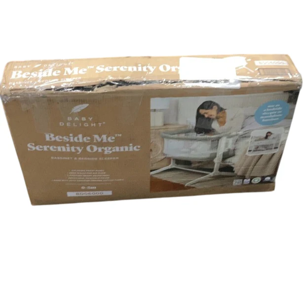 Baby Delight Serenity Bassinet and Bedside Sleeper, Sage - Image 5