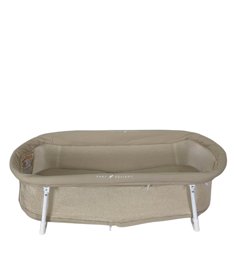 Baby Delight Snuggle Nest Portable Infant Bassinet, Organic Oat - Image 2
