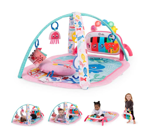 Baby Einstein 4-in-1 Kickin’ Tunes Music Activity Gym, Jellyfish Jamboree