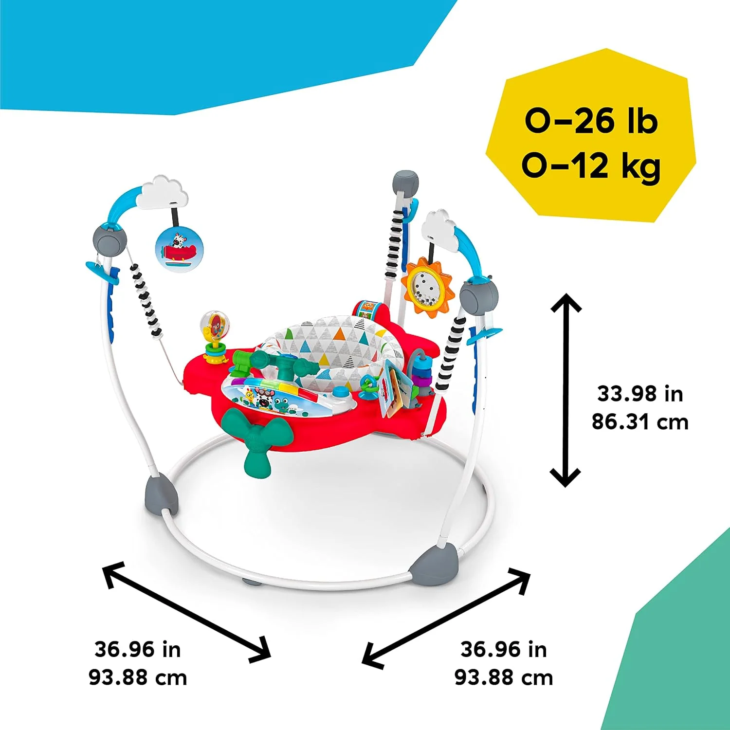 Baby Einstein Activity Jumper, Airplane Adventure - Image 4