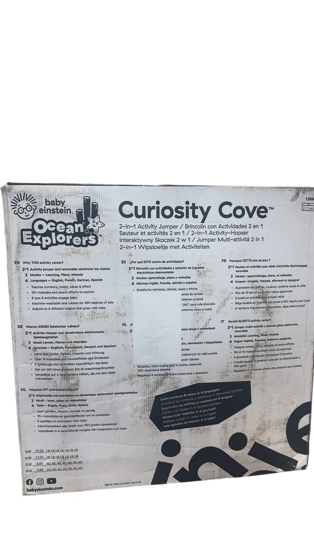 Baby Einstein Activity Jumper, Curiosity Cove - Image 3