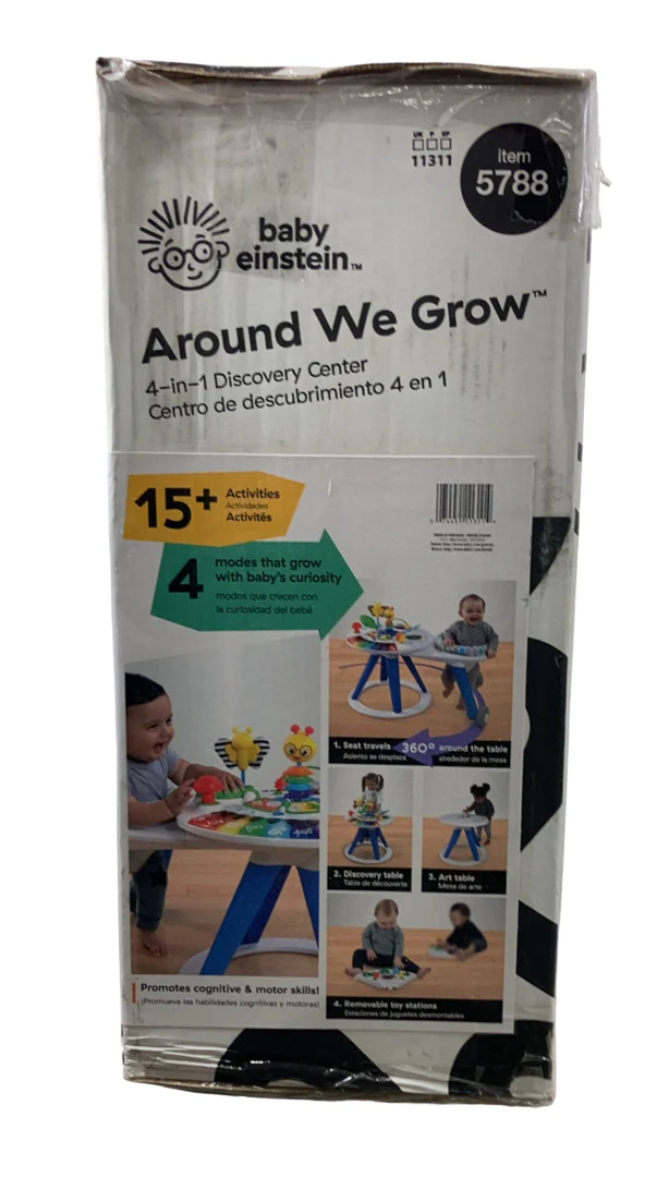 Baby Einstein Around We Grow 4-in-1 Walk Around Discovery Activity Center Table - Image 4