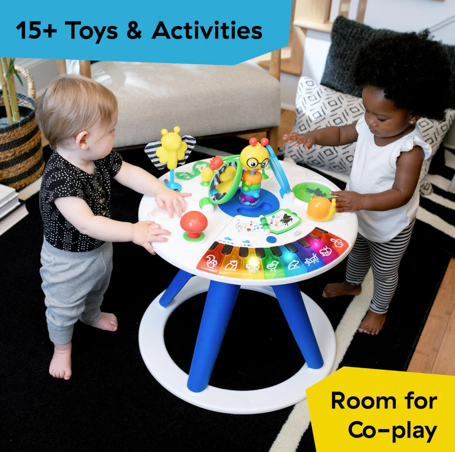 Baby Einstein Around We Grow 4-in-1 Walk Around Discovery Activity Center Table - Image 3