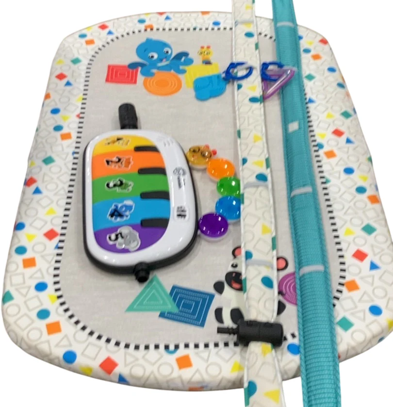Baby Einstein Kick & Snooze 3-in-1 Foldable Playard, Grey - Image 2