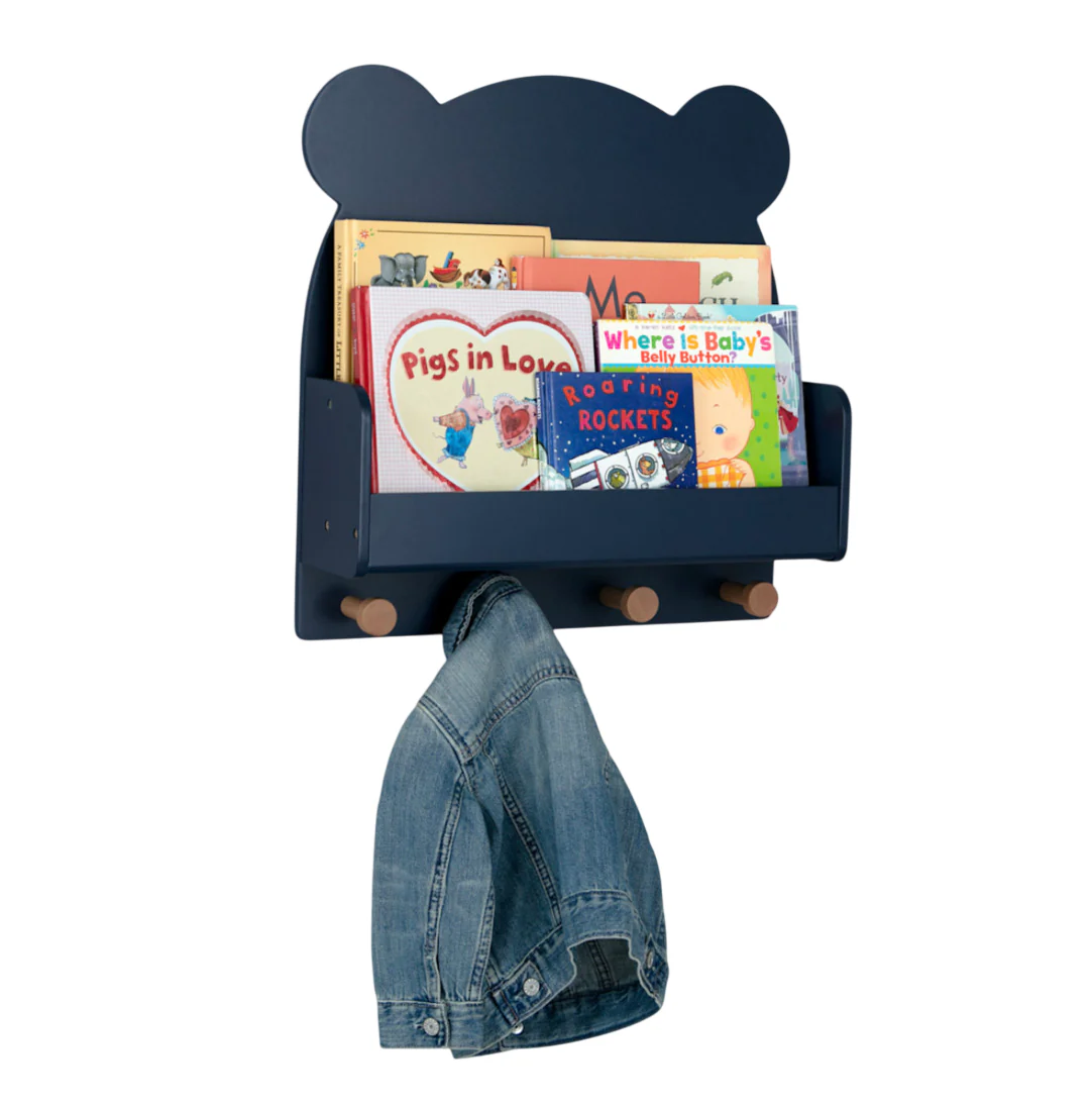 Baby Gap Brannan Bear Wall Shelf, Navy - Image 3