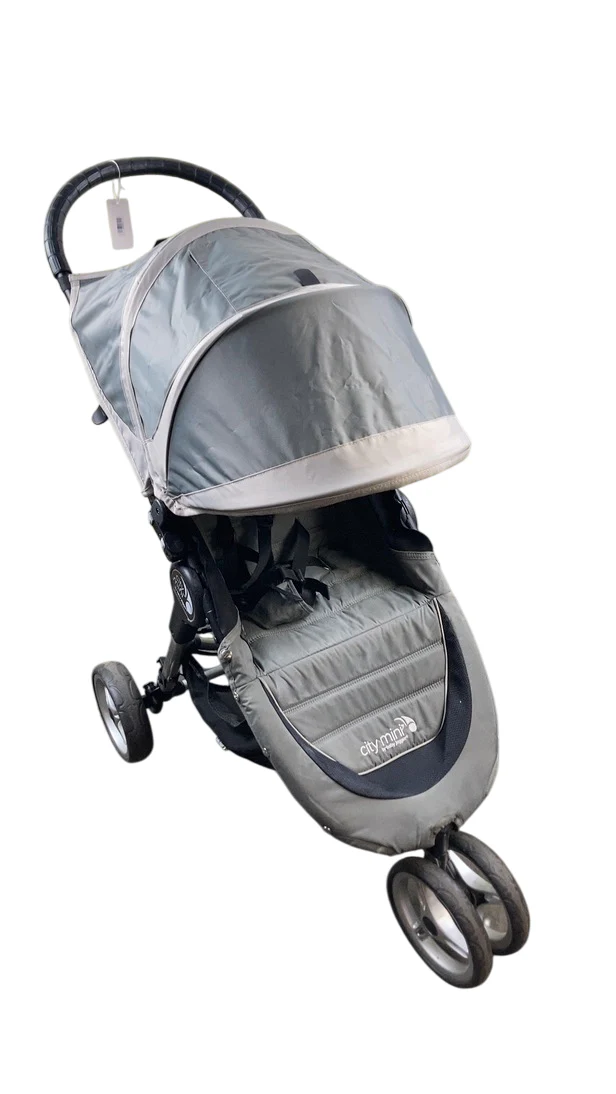 Baby Jogger City Mini Single Stroller, 2017, Steel Grey
